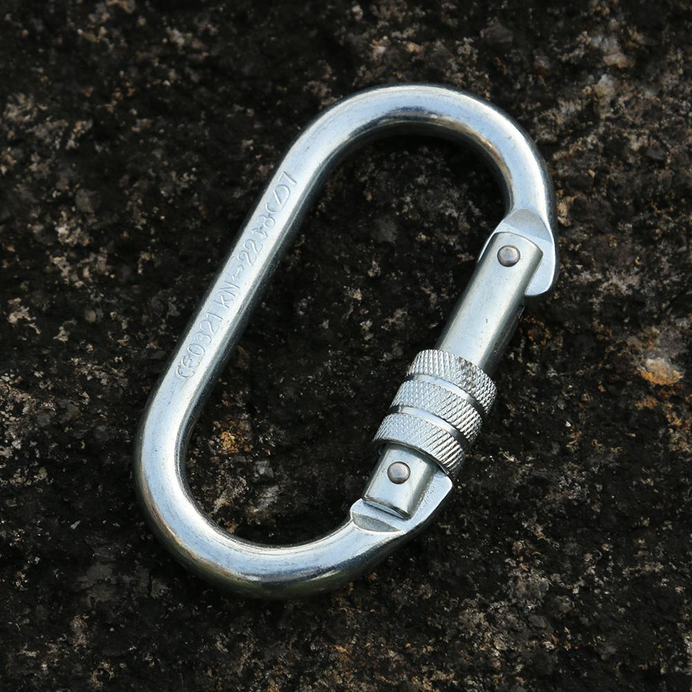 25KN Professionelle Karabiner D Form Klettern Sicherheit Sicherheit Master Lock Outdoor Klettern Zubehör Schnalle Ausrüstung Neue