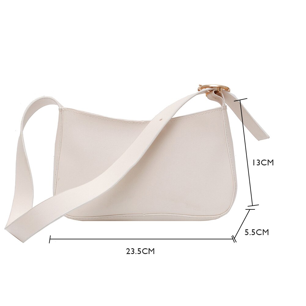 Bolso bandolera Casual de piel sintética para mujer, bolsos de hombro mensajero con cadena para mujer, bolso de mano pequeño , bolso de para damas