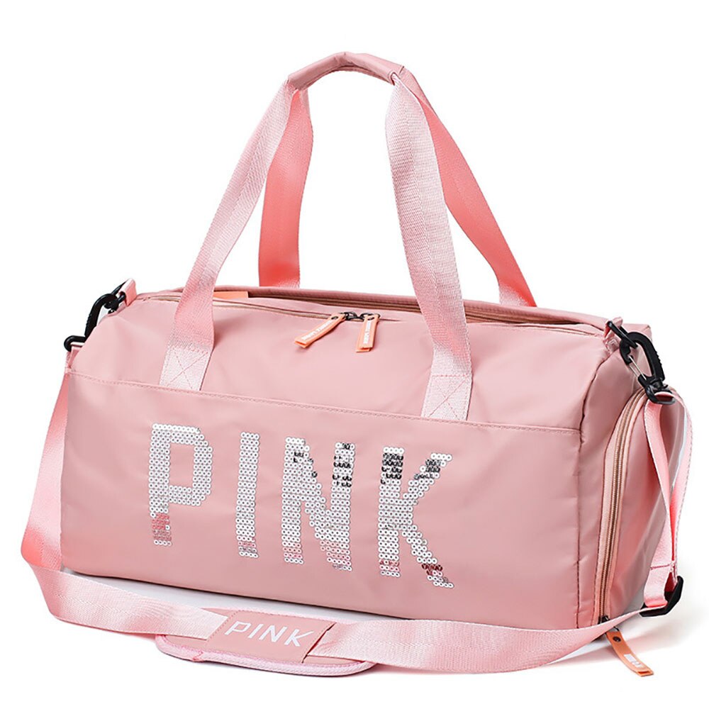 Waterdichte oxford dames handtas met grote capaciteit, reistas, strandtas, zomertas, schoudertas, schoenendoos, crossbody tas voor dames: Roze