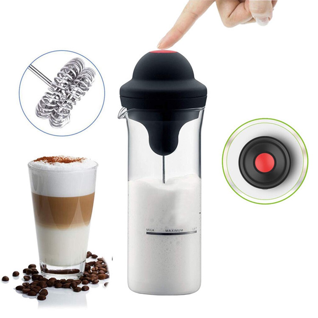 Coffee Frother Cup Stainless Steel Foamer Mixer Bubbler Coffee Blender for Coffee Chocolate Frappe