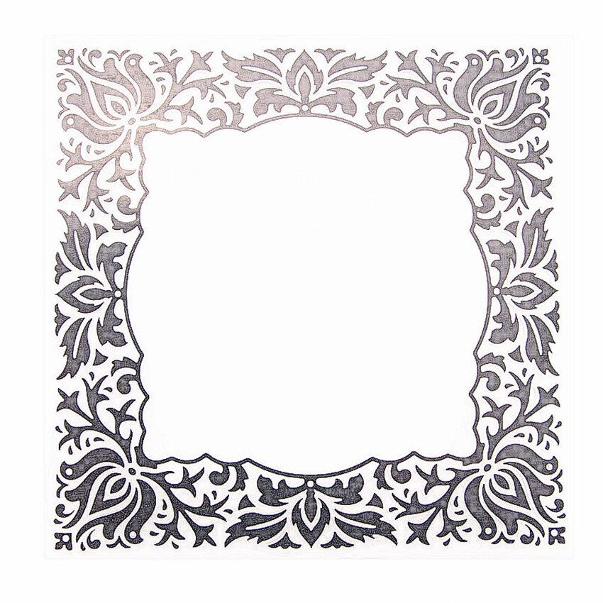PANFELOU-modèle pâques bordure | Dossiers à graver en plastique pour Scrapbooking, modèle bricolage gâteau Fondant, fabrication de cartes Album Photo
