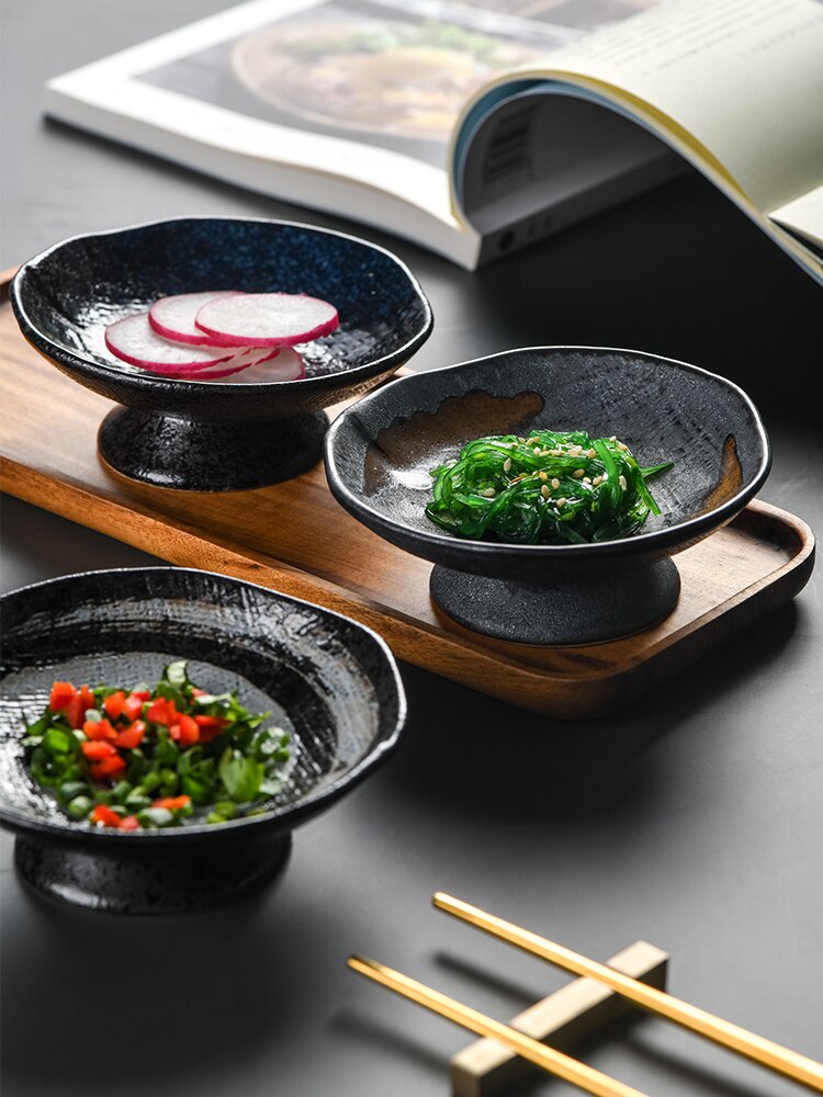 Japanese Plates Ceramic Pasta Dessert Restaurant Supplies Dinner Plate Kitchen Serving Platos De Cena Tableware DF50PZ