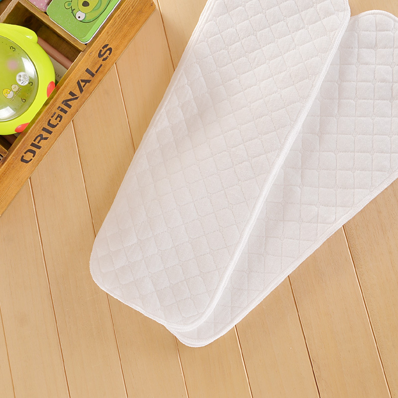 1 stücke wiederverwendbar Baby Windeln Tuch Windel Einsätze 3 Schicht Einsatz 100% Baumwolle Waschbar Baby Pflege Produkte 16x46cm