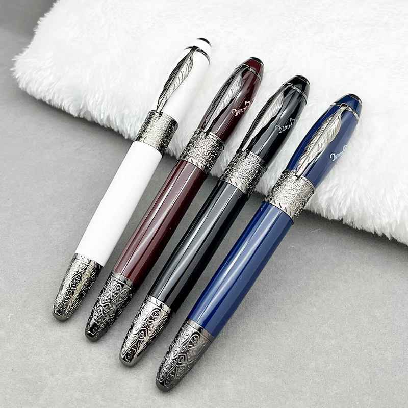Yamalang Luxury Rollerball Ballpoint Fountain Pen M B Maple Leaf on Pen Clip Business School Office Writing Stationery