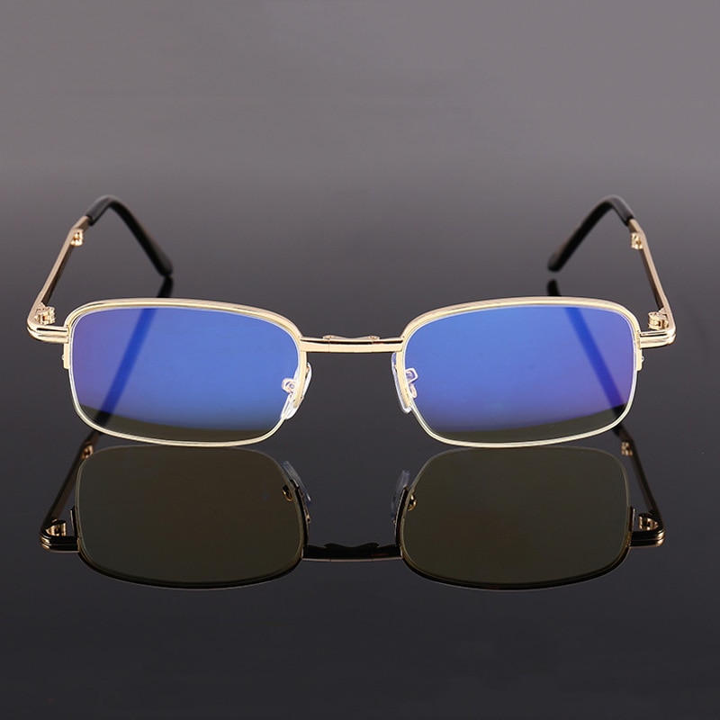 Zilead Anti Blauw Licht Mannen Opvouwbare Leesbril Mannelijke Business Presbyopie Brillen Verziendheid Brillen Met PU Case Unisex
