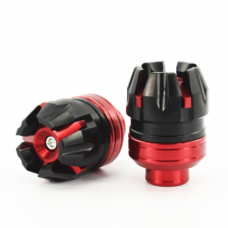 Taza de horquilla para motocicleta, vaso anticaída para vehículo eléctrico, taza anticaída de aleación de aluminio, anticolisión: red
