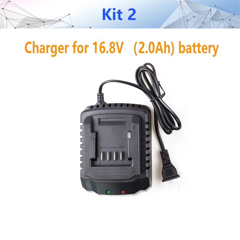 16.8V/20V Cordless 2.0/4.0Ah Lithium Battery And Charger For 16.8V/20V Pruning Shear Chainsaw And Brushless Angle Grinder