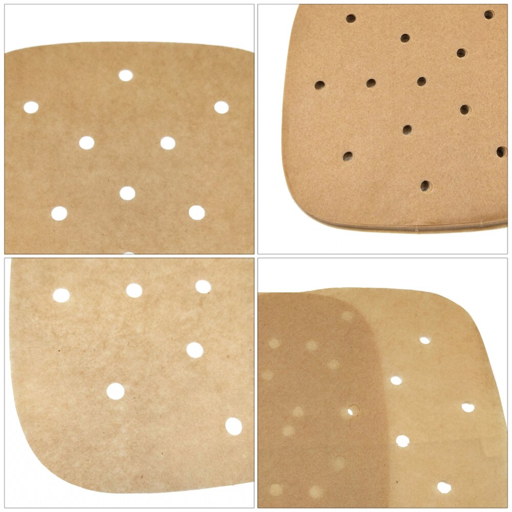 200pcs Home Barbecue Papers Non Stick Baking Papers Practical Steamer Papers