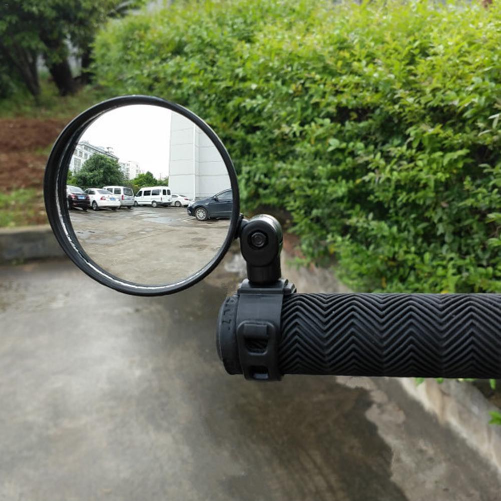 Fiets Achteruitkijkspiegel Stuur Spiegels Fietsen Achteruitrijcamera MTB Bike Siliconen Handvat Achteruitkijkspiegel