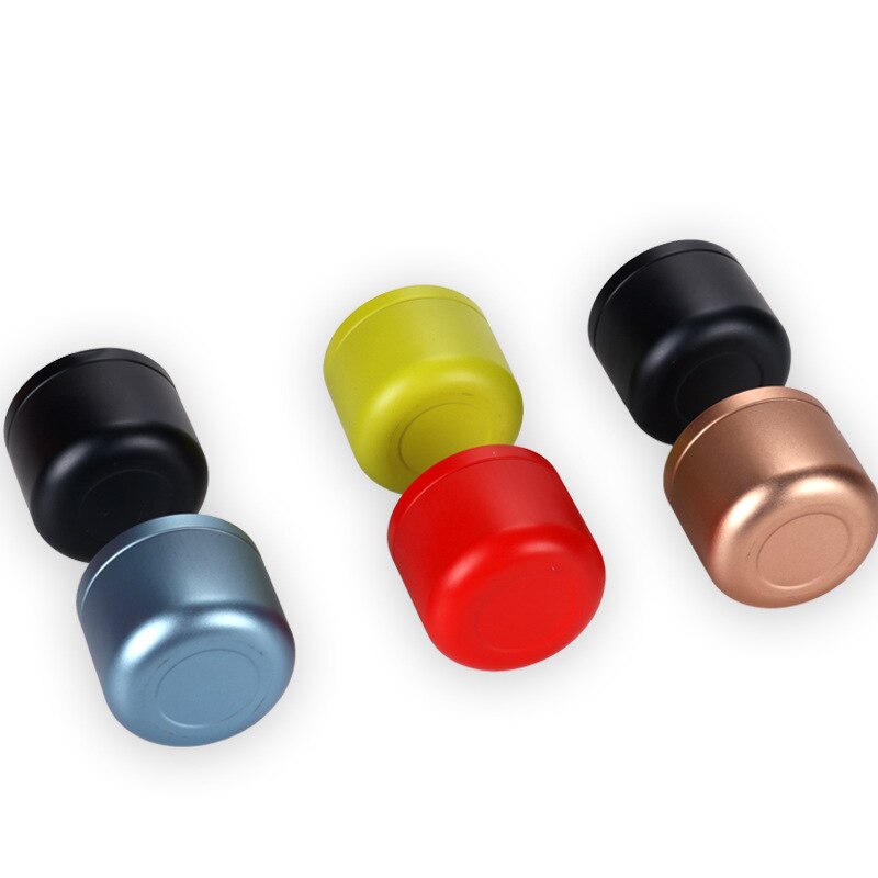 Tea can travel portable flower tea packaging sealed cans metal trumpet black tea small tea cans tin box