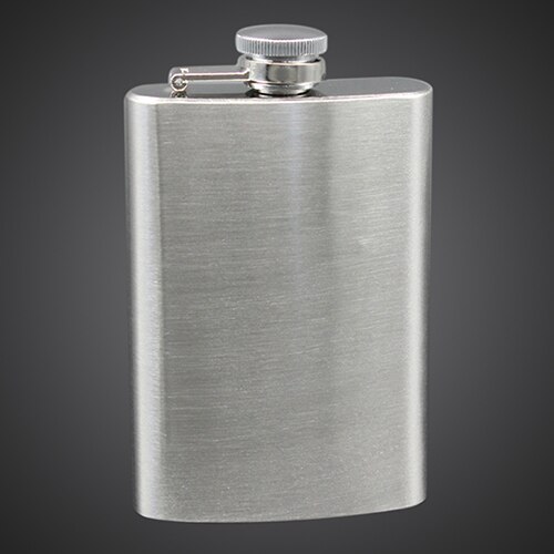 Portátil 4 5 6 7 8 10 Oz Petaca de acero inoxidable whisky Alcohol frasco tapa