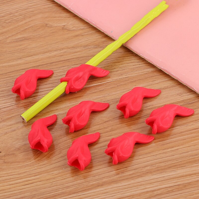 Stationery Silicone Fish Pen Holder Children Students Pencil Writing Grip Pen Writing Posture Correction