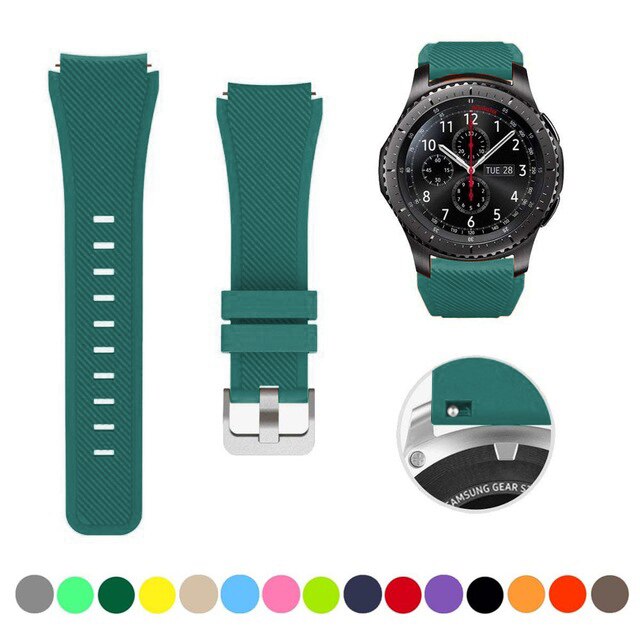 Correa para Samsung galaxy watch 3 46mm Gear S3 Frontier amazfit bip/pulsera activa 20/22mm correa de reloj Huawei watch gt 2/2e 42mm