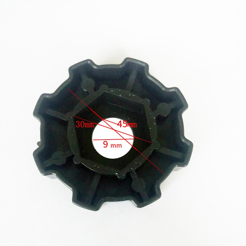 Adaptador Universal de propano para estufa QCC1 POL de 5 uds, adaptador de tanque de propano, rueda de mango de piezas de plástico