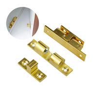 Koper kogellager card deur ball bead garderobe deurslot bal lock kastdeur meubels hardware accessoires
