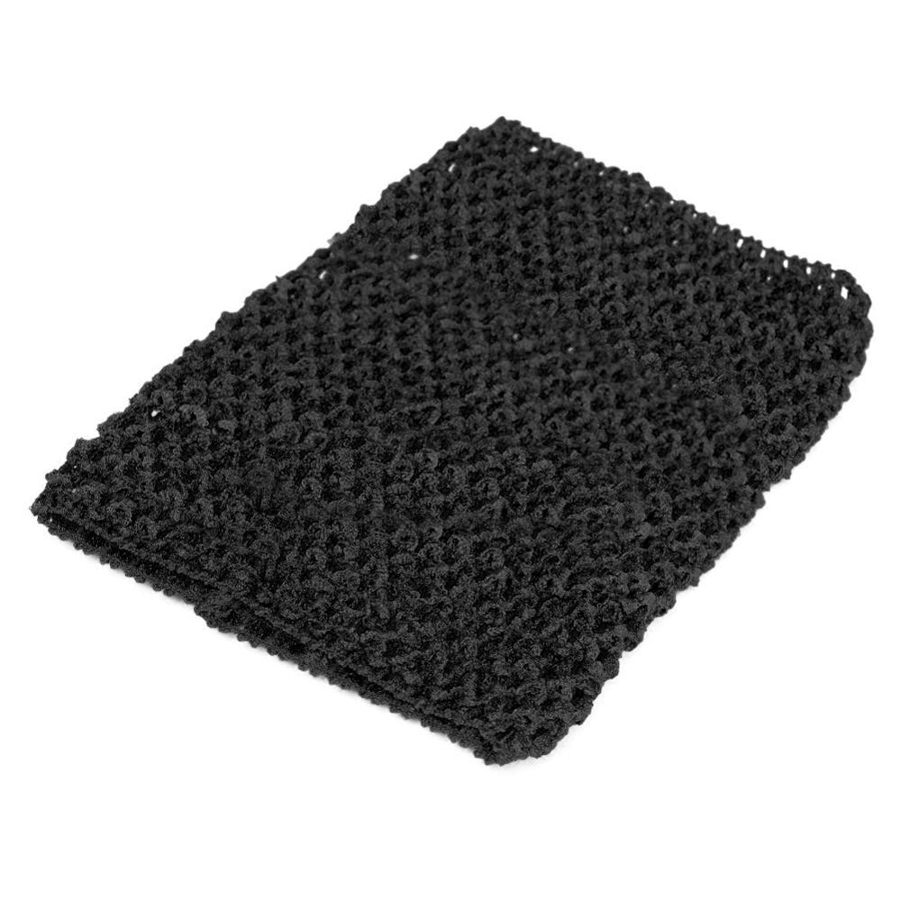 9 " hæklet tube top elastisk linning pandebånd hårbånd piger tutu nederdel 1pc: Bk