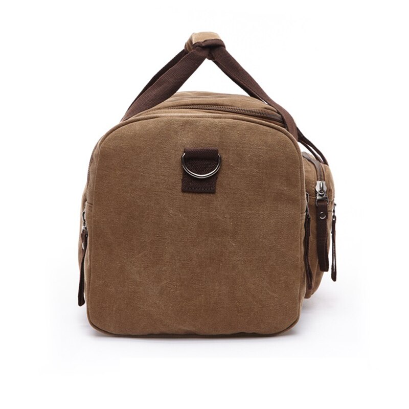 Gran capacidad, equipaje de mano para hombre, bolsas de lona para viaje, bolsas de viaje, bolsos de hombro para fin de semana, bolsa de lona multifuncional para la noche