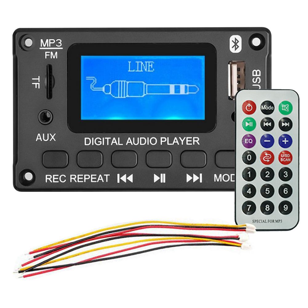 12V 1 Din Autoradio Speler Bt Stuurwiel Afstandsbediening Stereo Fm MP3 Usb Sd Aux-ingang Audio multimedia Autoradio Speler