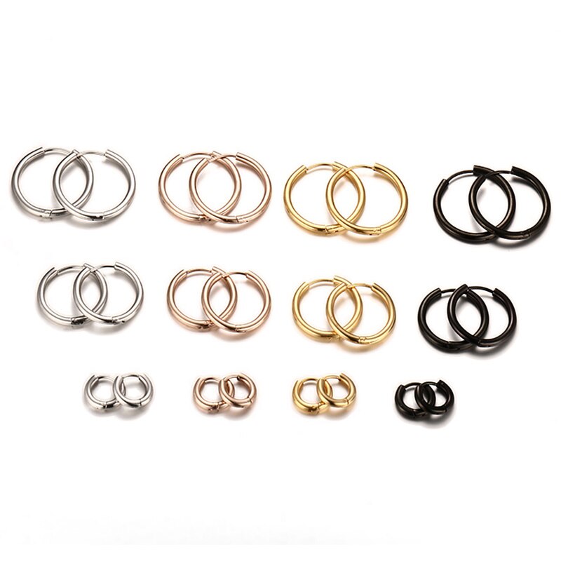 Lip ring met septum voor mannen oorbel kraakbeen roestvrij staal septums sieraden 11mm,20mm,25mm 4 kleur