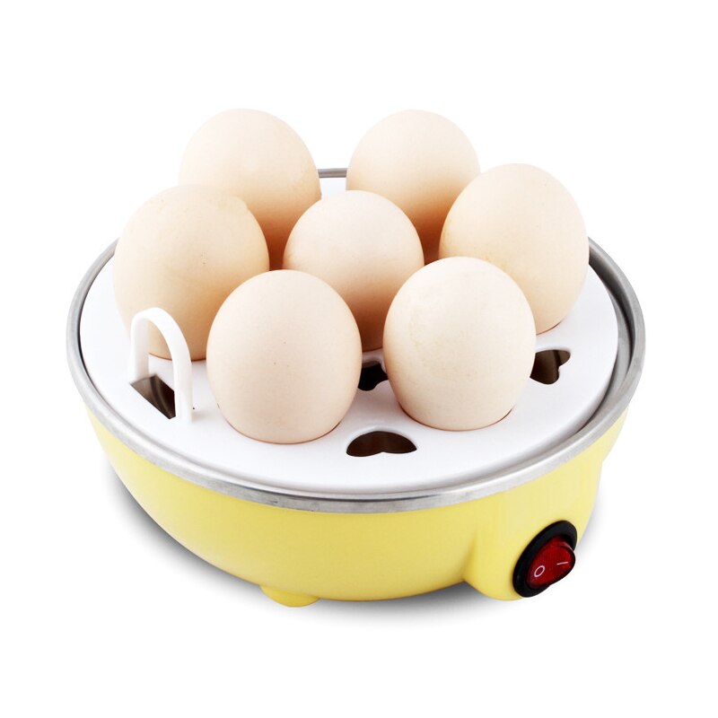 Multifunctional Mini Egg Cooker Home Appliance Single-Layer Egg Cooker Breakfast Machine With Power-Off Protection TB