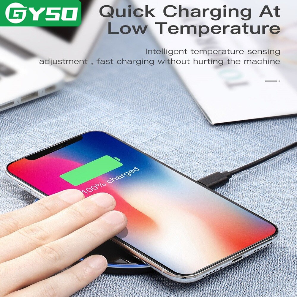 40W qi wireless charger For Xiaomi mi 9 Samsung S8 Fast Charging pad For iPhone 13 12 11 Pro MAX Mobile Phones Wireless charging