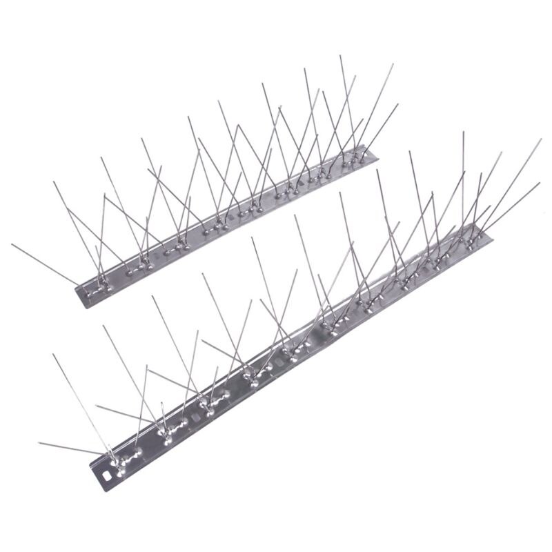 Stainless Steel Fence Wall Bird Spikes Eco-Friendly Anti Climb Guard Security 090C