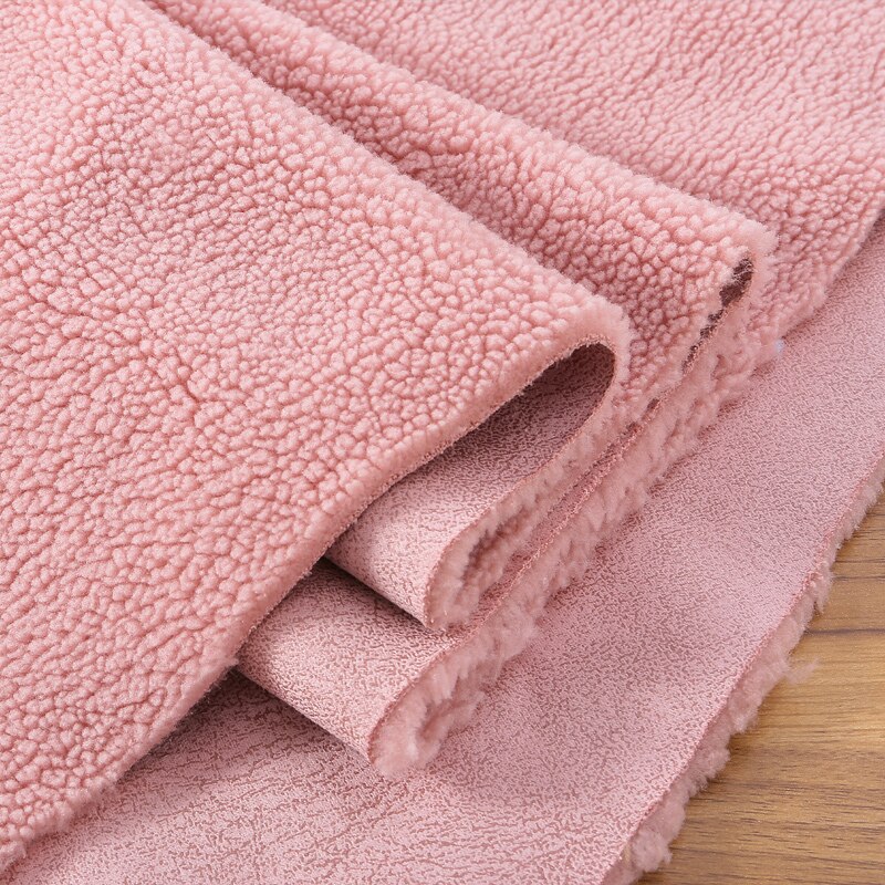 Particle Velvet Composite Suede Fabric Imitation Cashmere Fur One Coat Clothing Fabric Thickened Sheep Shearing