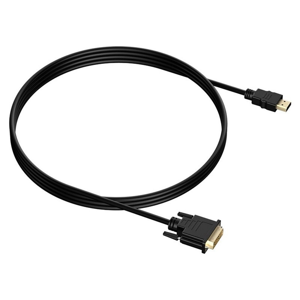 Hdmi-Compatibel DVI-D Adapter Video Male Naar Dvi Male Naar Dvi Kabel 1080P Hoge Resolutie Lcd En led Monitoren