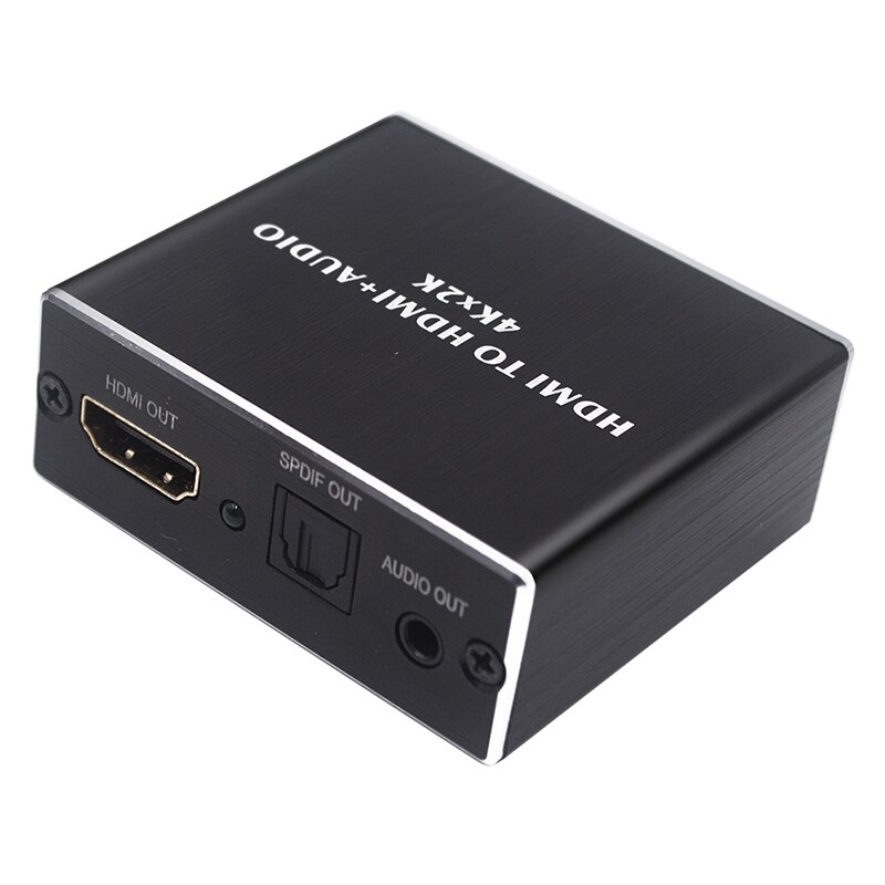 HDMI-compatible Audio Extractor + Optical TOSLINK SPDIF + 3.5mm Stereo Audio Converter 4K x 2K Audio Splitter For PS4 TV DVD