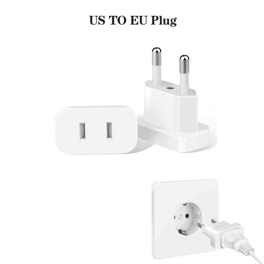 US to EU Adapter Electrical Socket US To EU Euro Europe Plug Power Plug Converter Travel Adapter