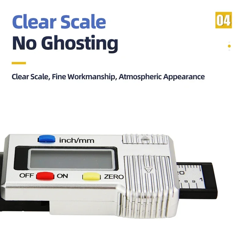 Digital Tread Depth Gauge For Car Tyre Tire Meter Thickness Gauges Automobile Tire Wear Detection Measuring Tools Depth Caliper