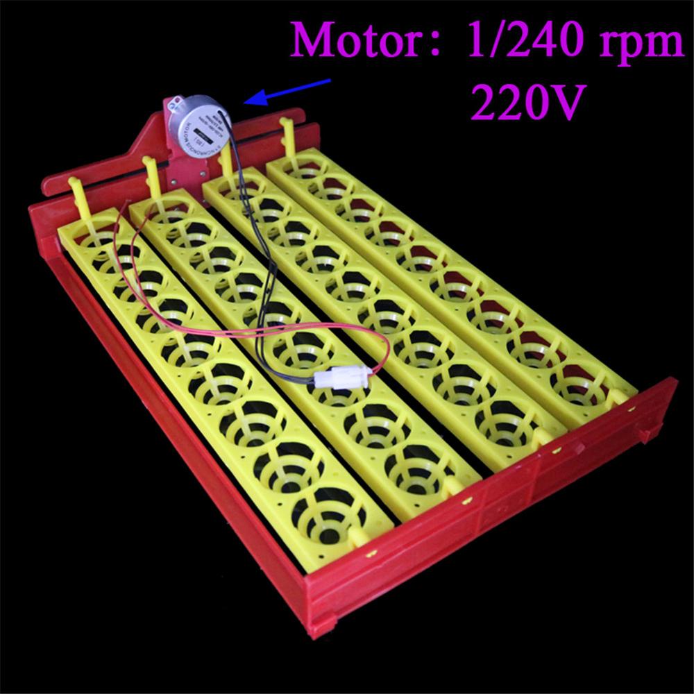 Incubadora para aves, 36 ovos, bandeja giratória, pato, ovo de codorna, pássaros, equipamento automático de incubação para animais de fazenda: 1I240 rpm 220V