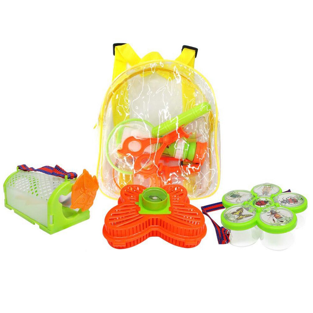 21Pcs Insects Toys Set Funny Interesting Scientific Educational Toys Outdoor Insect Observation Box Capture Kit