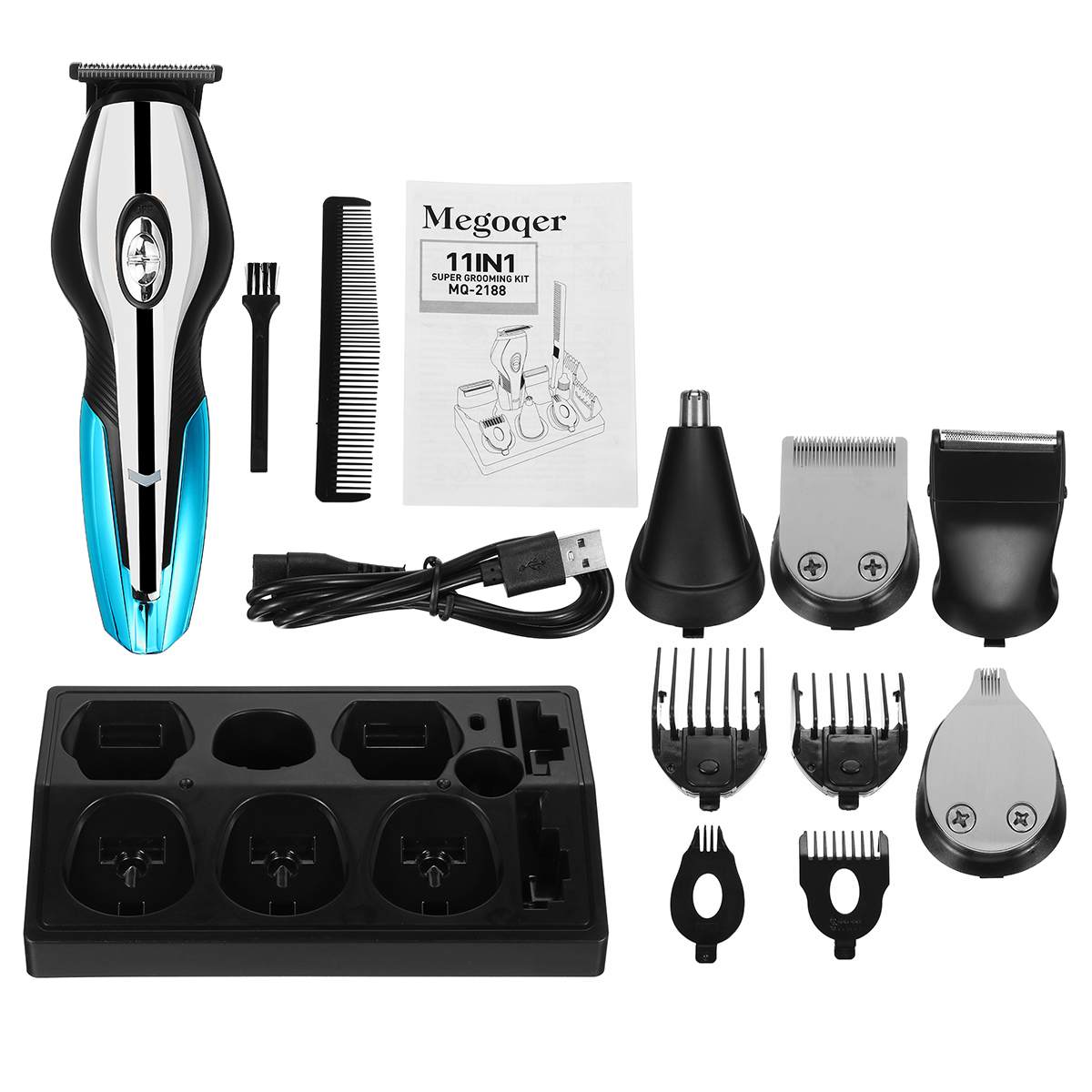 Tondeuse Kapper Kapsel Oplaadbare Tondeuse Cordless Mannen Haar Snijmachine Baard Trimmer Tondeuse