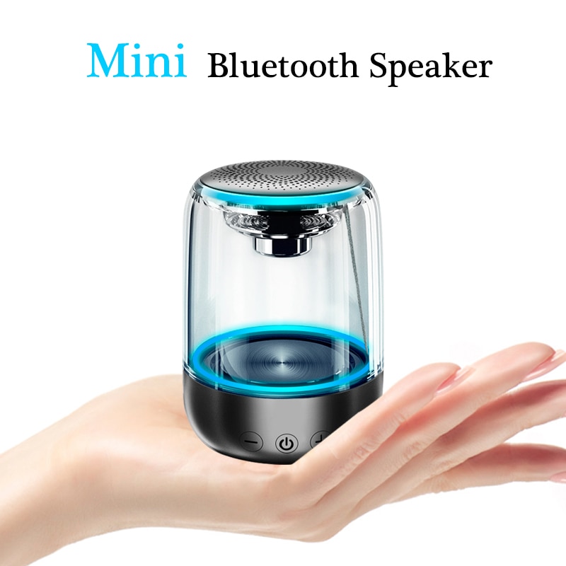 Beste Mini speakers portable Bluetooth Draadloze Speaker Draagbare Outdoor LED Licht Stereo Muziek Surround Ondersteuning TF AUX USB C7