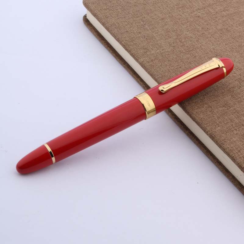 Jinhao X450 Metalen Vulpen Blauw Groen Gouden Inkt Pen Kantoor Schoolbenodigdheden Schrijven