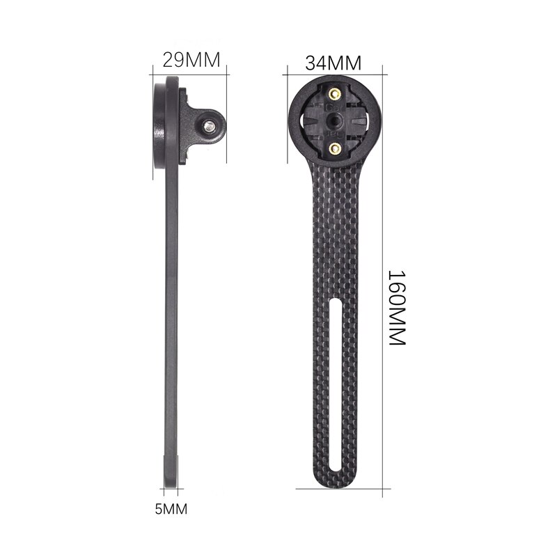 Karbonfiber sykkel datamaskin feste sykkel landevei sykkel sykling mtb datamaskin stoppeklokke feste holder til garmin wahoo feste