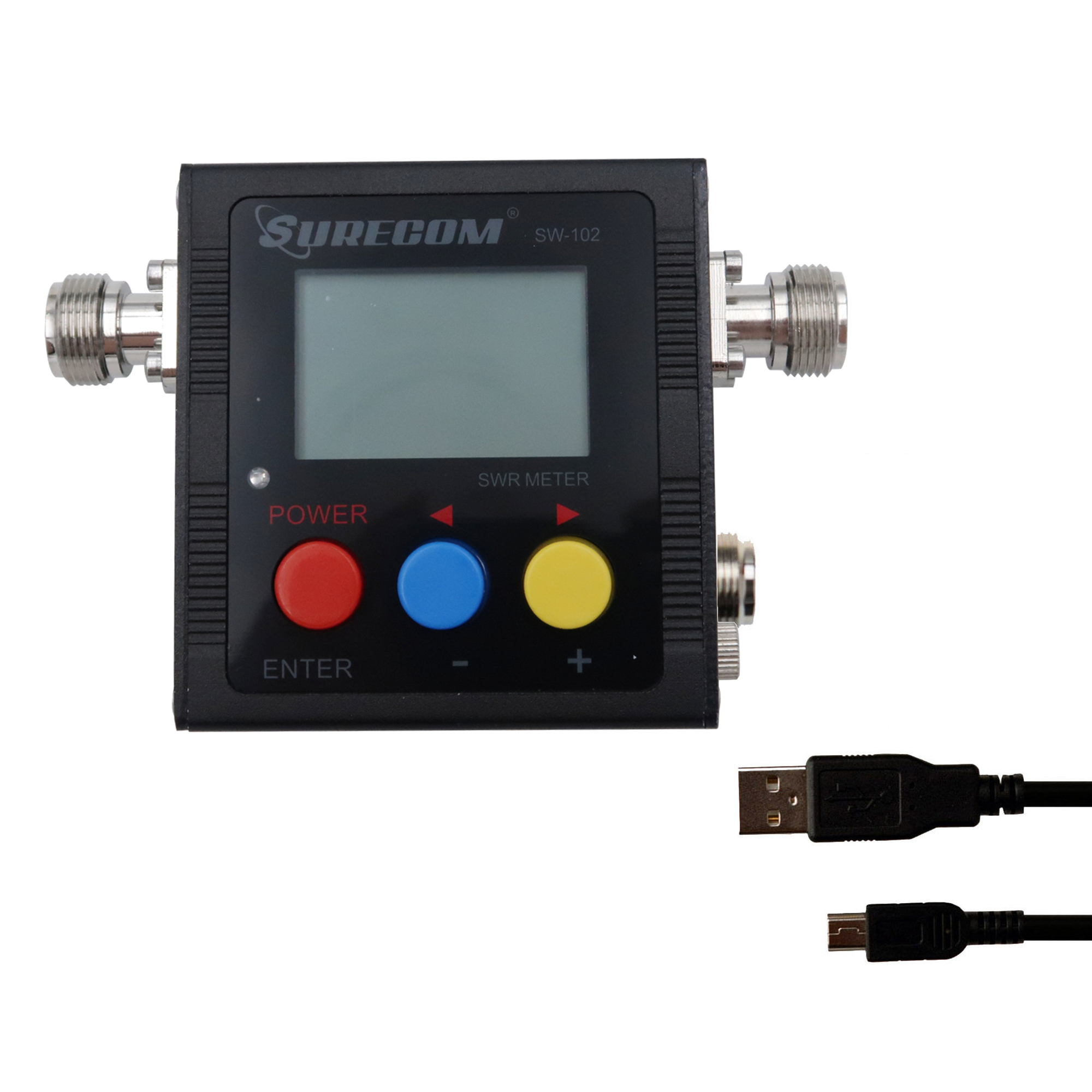 Surecom SW-102S Digitale Vhf/Uhf 125-525Mhz SO239 Connector Power & Swr Meter (SW102-S)