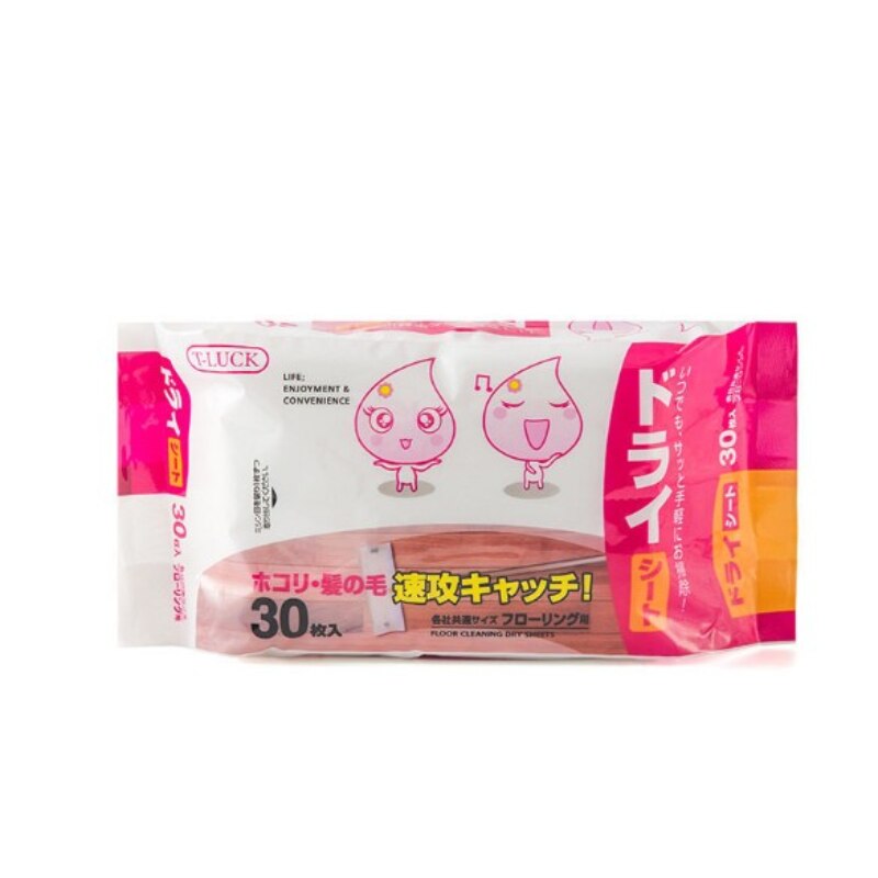 Electrostatic Dust Collector Mop Disposable Vacuum Paper Floor Wipes Thread Flat Mop Home Cleaning Tool For Home U3: 30PC Dust paper