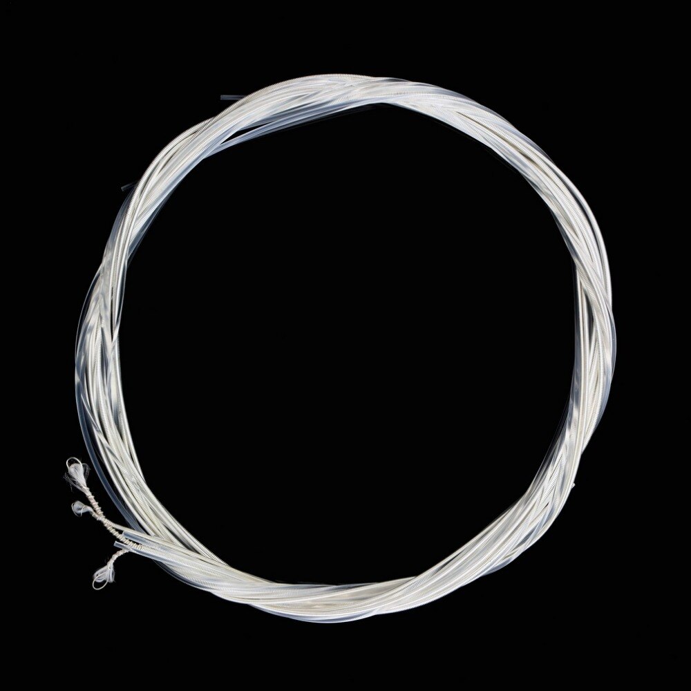 6Pcs di alta qualità Corde Della Chitarra di Nylon Argento Corde per Chitarra Classica 1M 1-6 E B G D A E Guitarra Basso Accessori