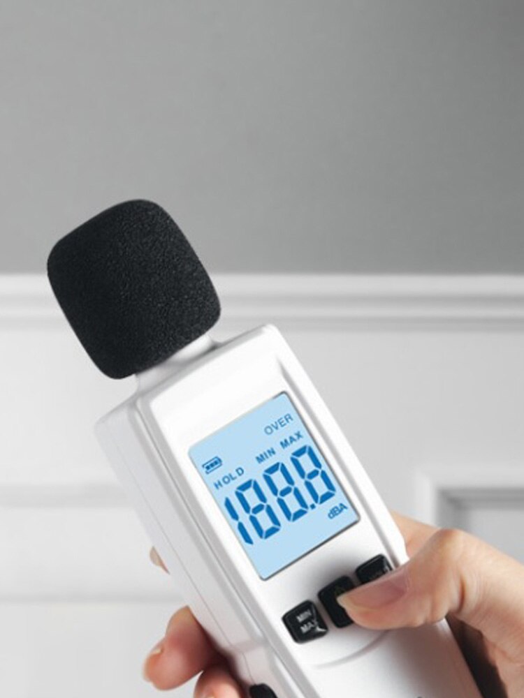 Xiaomi-medidor de nivel de sonido Digital DUKA FB1, minimedidor de sonido de 30-130dB, luz de fondo HD, medición de ruido