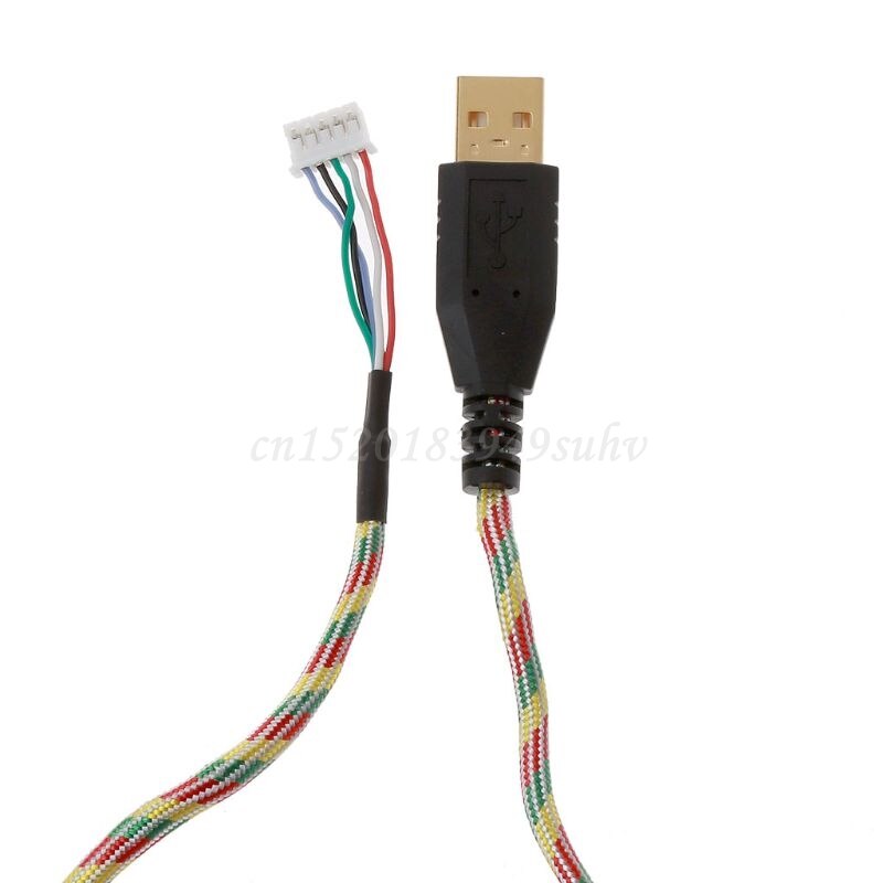 DIY Universal Umbrella Rope Mouse Cables Soft Durable Mouse Line Replacement Mouse Wire