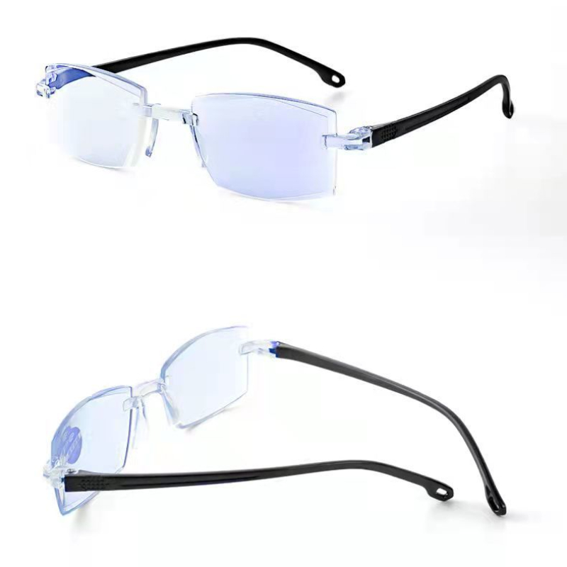 Gafas inteligentes con ajuste automático para hombre, lentes de lectura con aumento, multifoco progresivo, antiluz azul, 0- + 4,0, 1 ud.