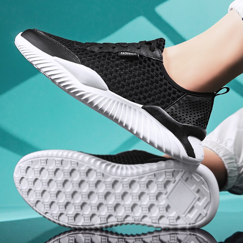 Tennisschoenen heren herfst heren zachte comfortabele sneakers stabiele antislip gymschoenen goedkope sportschoenen: Fe1 / 8.5