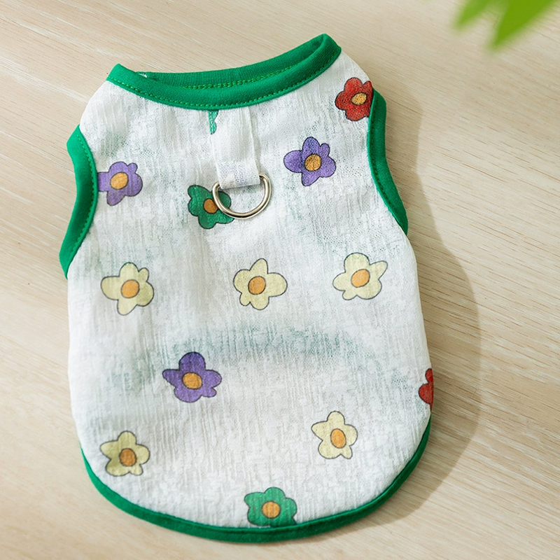 Koelvest voor honden Zomer hondenkleding Ademend mesh Kat T-shirt Chihuahua Bichon Kleding Hond Meisje Kostuum Dun puppyshirt: XXL / Zilver