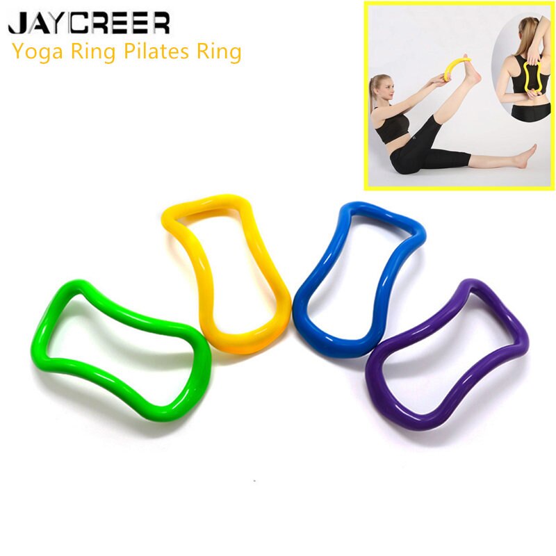 JayCreer Yoga Apparatuur Yoga Ring Pilates Ring Fitness Cirkel Training Weerstand Ondersteuning Tool Kalf Massage Thuis Training