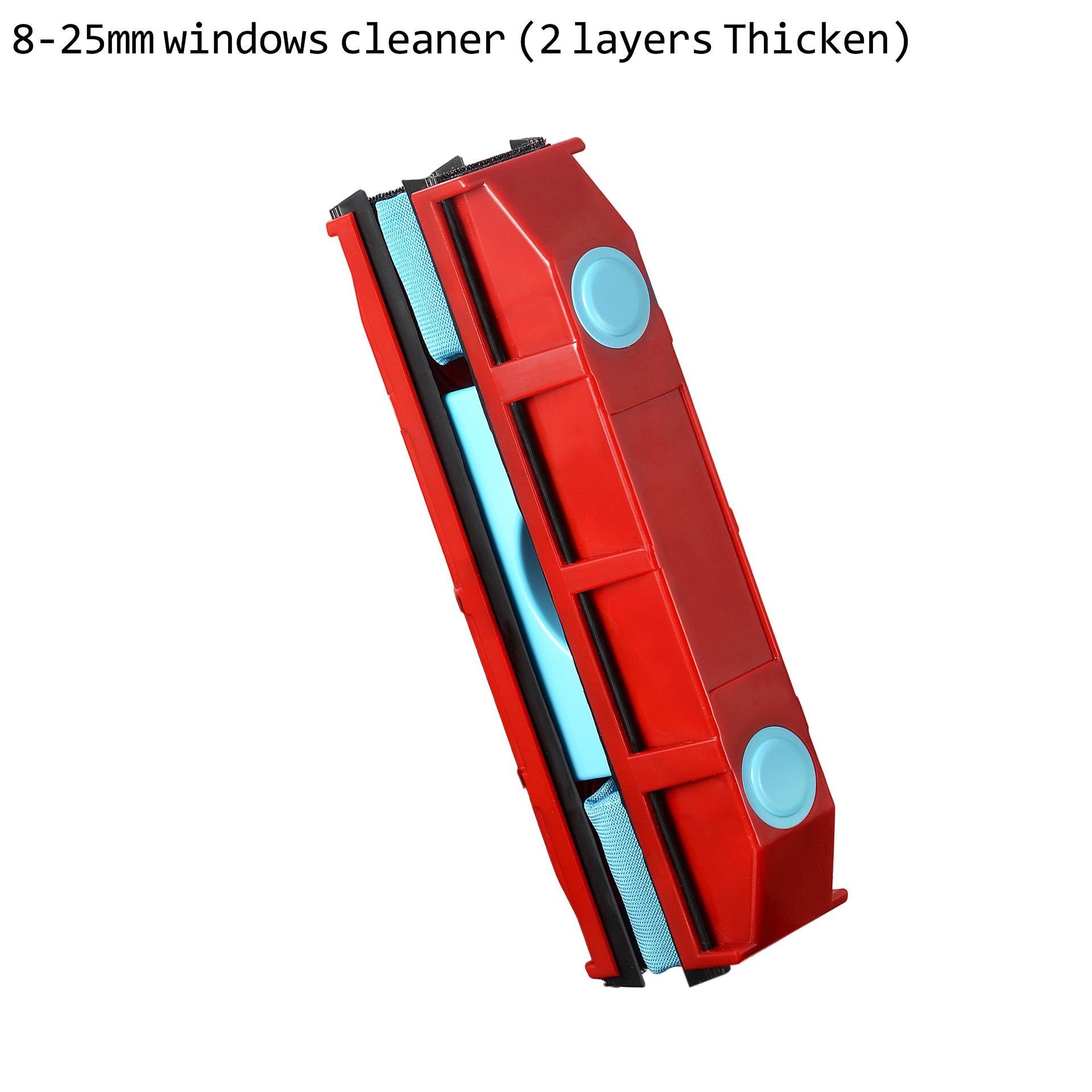 Lave-vitre magnétique Double face universel, lave-vitre magnétique, convient aux fenêtres à simple ou Double vitrage, brosse de nettoyage, outil Anti-chute: D2