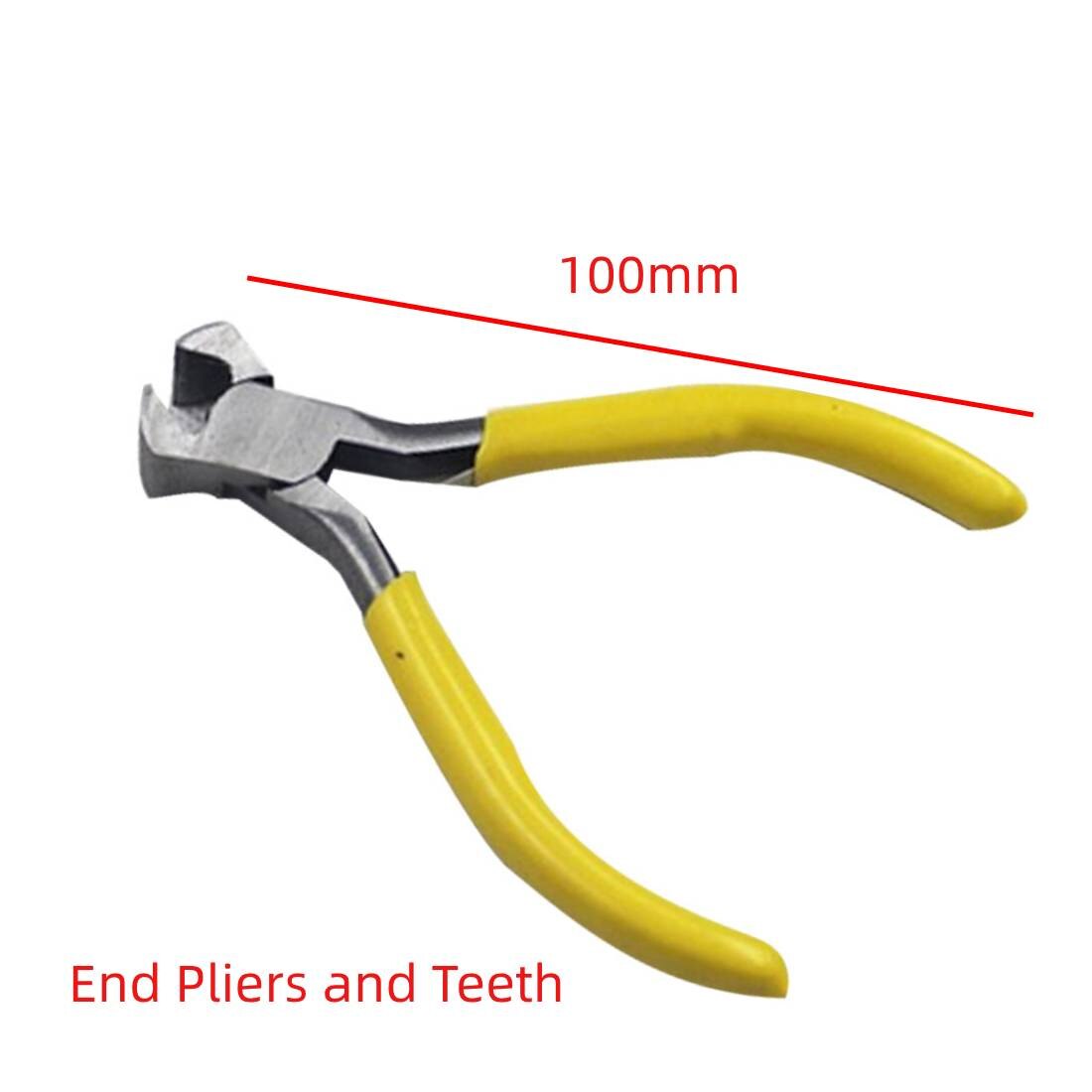 Hand Tools 8 Choices Long Round Nose Pliers Wire Crimping Cable Cutters for Jewellery Making Beading Pliers Tools Kit: End Pliers and Teeth