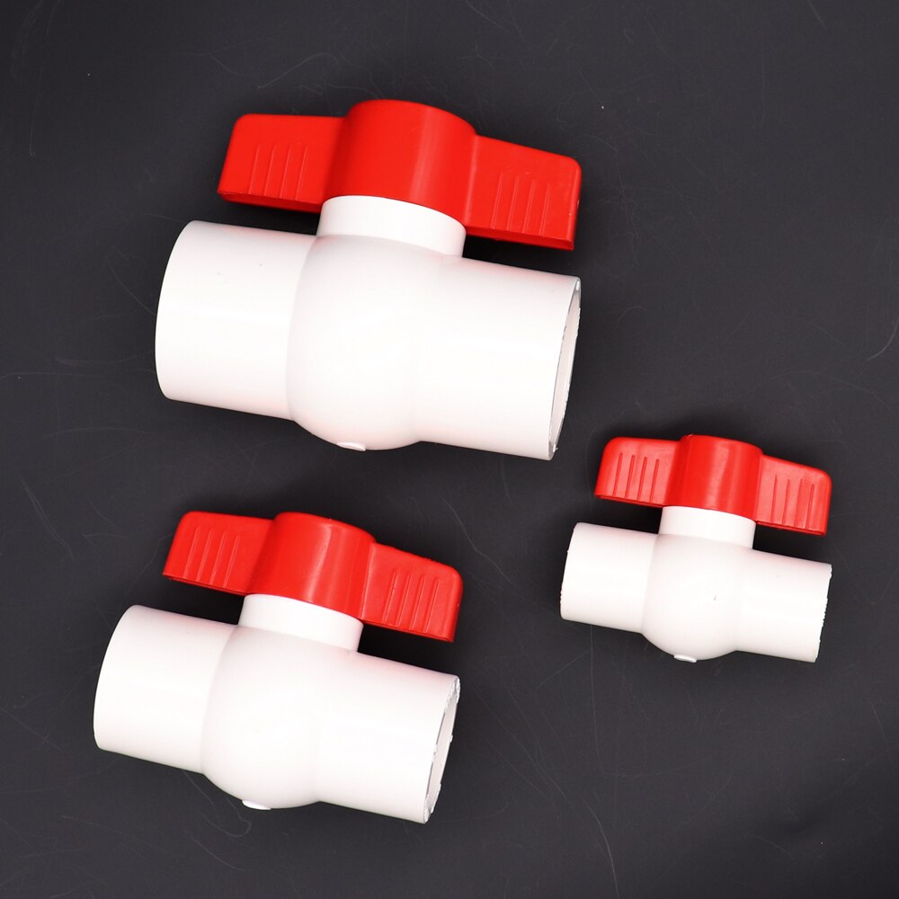 20/25/32mm/40mm Pipe PVC Valve Connector Water Pipe Fitting Ball Valve Water Pipe Valve Agriculture Garden Irrigation Fittings