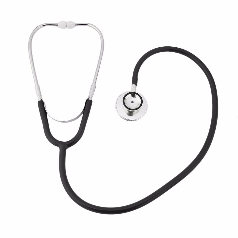 Dobbelt dobbelt hoved stetoskop enkelt rør læge sygeplejerske kardiologi stetoskop aluminiumslegering bryststykke sundhedspleje